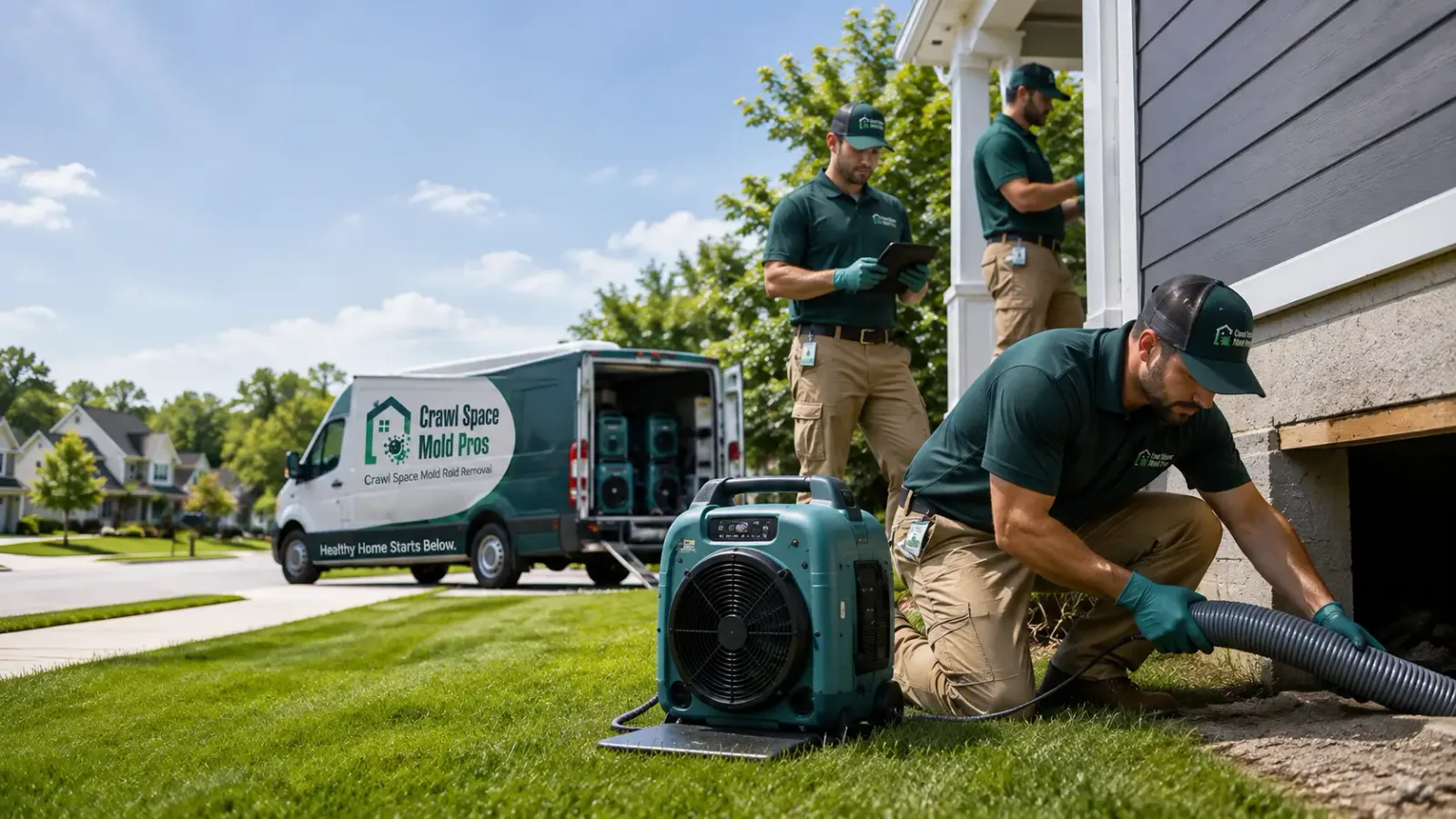 Crawl Space Mold Removal in Hayden, ID